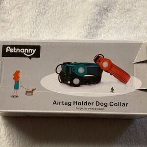 Black brand new  Airtag Holder Dog Collar